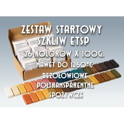 Zestaw Startowy ABC CERAMIKI - PRODESCO ETSP - szkliwa półtransparentne